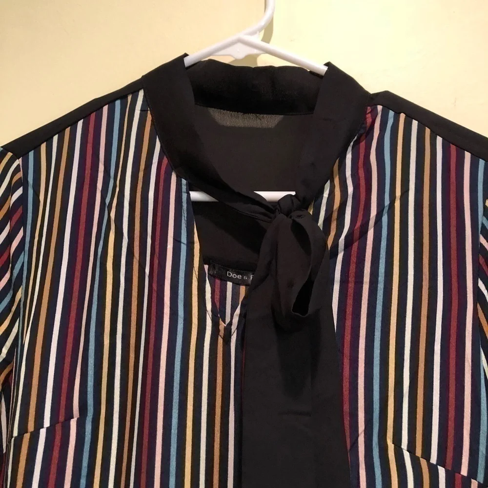 Doe & Rae striped dress NWT - Picture 2 of 7